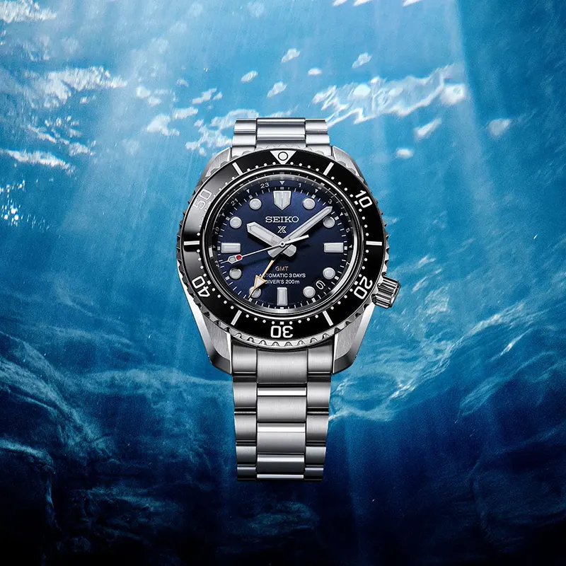 Seiko Prospex Diver's Heritage GMT Automatic Men's Watch- SBEJ021